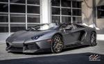 Lamborghini Aventador Roadster by Novitec Rosso and CEC Wheels 2014 года